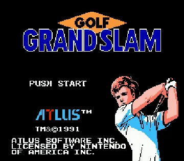 Golf Grand Slam (USA) screen shot title